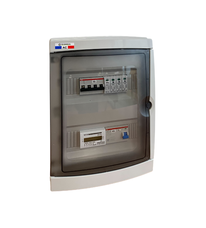 Coffret AC APS triphasé 1 ligne 20A