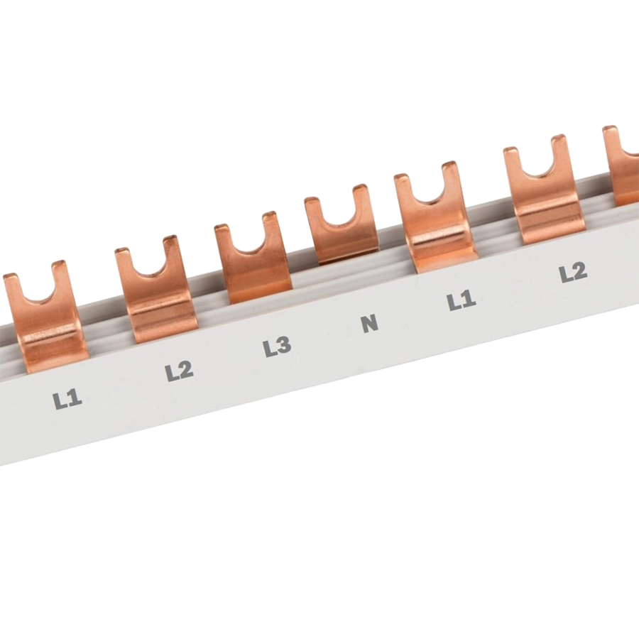 Peigne à fourche terre 10mm² 4P 18 modules