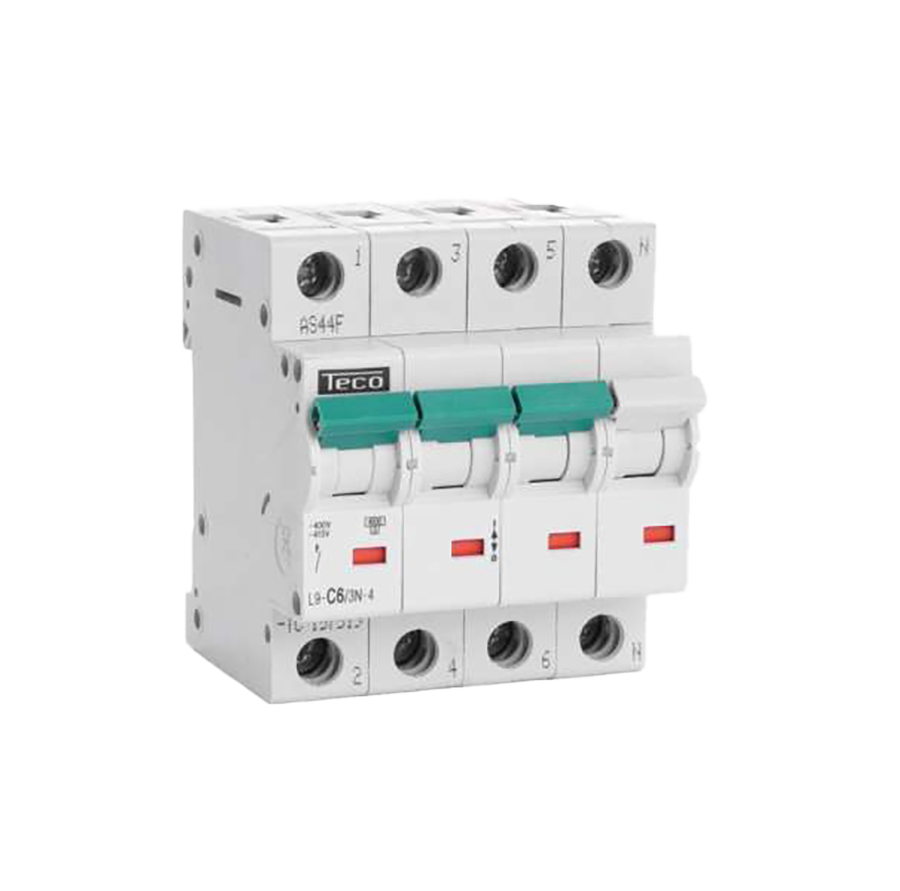 Disjoncteur TC 4P 25A 4.5kA courbe C