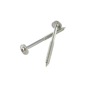 Vis à bois 8x80/72 TX40 à tête plate pointe cut