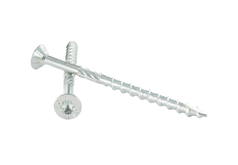 Vis à bois 8x180/80 TX40 à tête plate pointe cut