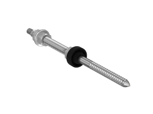 Vis double filetage 10x200 avec EPDM