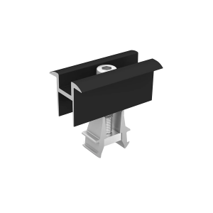 K2 domeclamp pince centrale noir minirail/dome