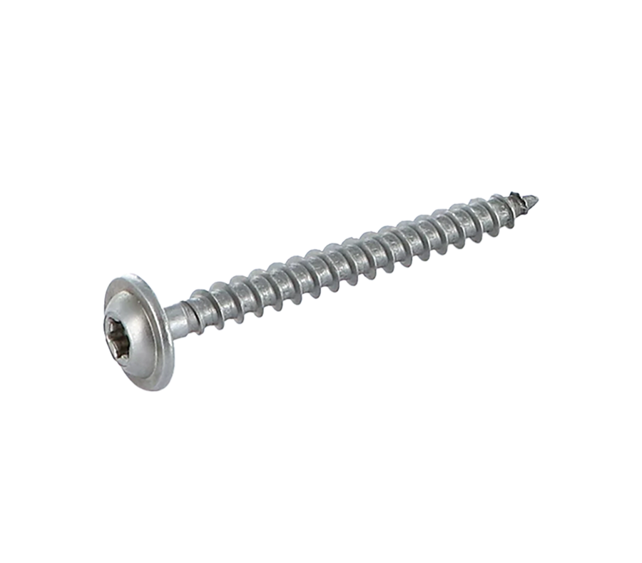 Vis à bois 6x80/48 TX25 à tête plate pointe cut