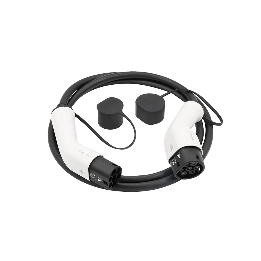 Zappi EVCABLE 5M3P TRIPHASE type 2 male to male