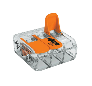 WAGO borne de connexion 3X0.2-4mm² à levier