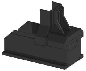 Esdec embout de fermeture noir clickfit evo