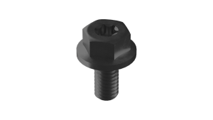 Vis de fixation M6x12mm noire Esdec Flatfix Fusion