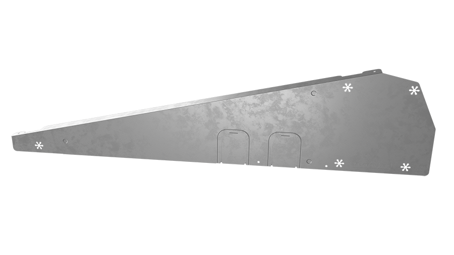 Déflecteur droit XL Esdec Flatfix Fusion