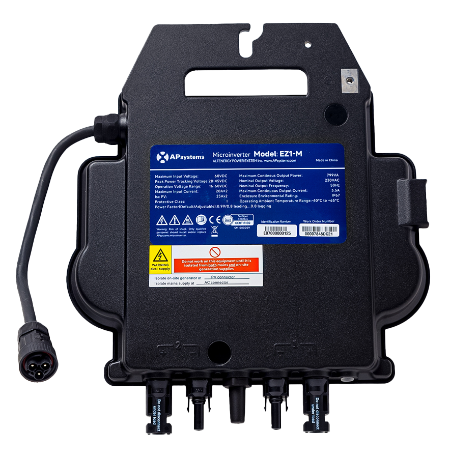 Micro-onduleur APsystems Dual EZ1-M 800 VA