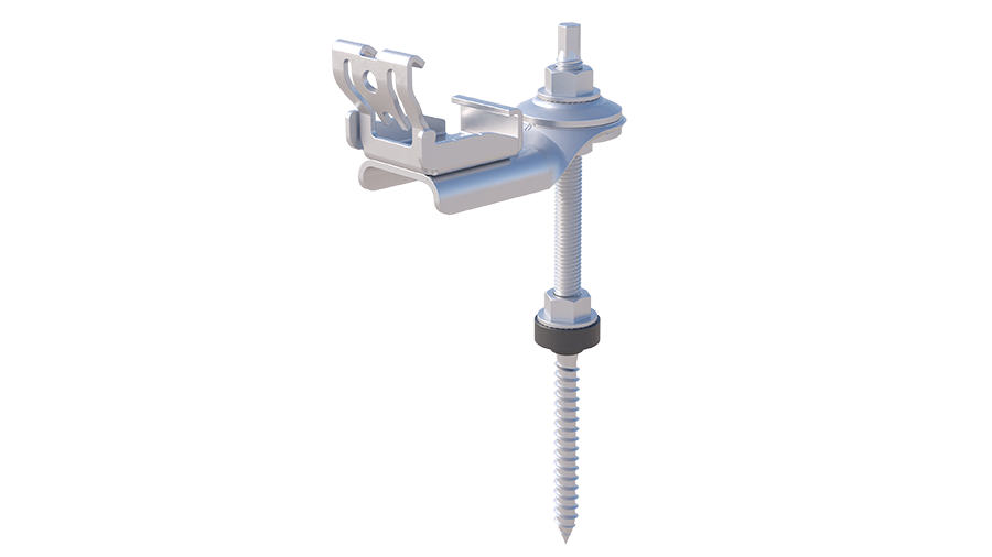 Esdec vis double filetage clickfit evo 10x200