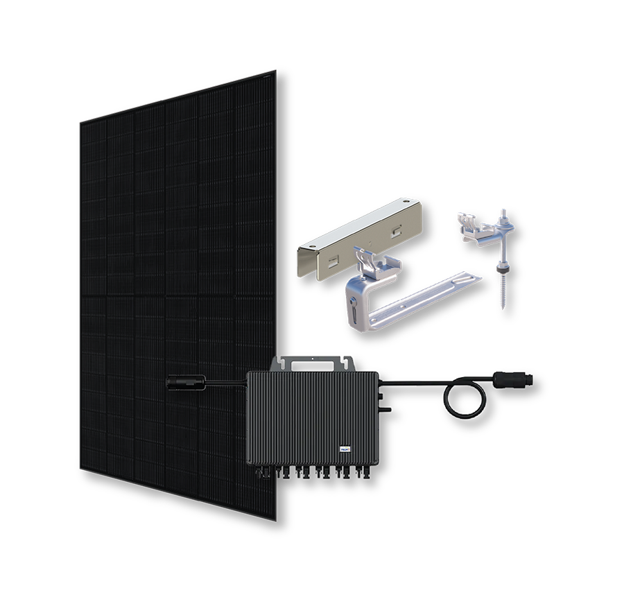 Kit 6 kWc AMERISOLAR 450 et TSUN MX3000 - Ardoise