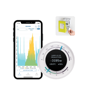 Ecojoko Murphy, afficheur avec sa clé Linky