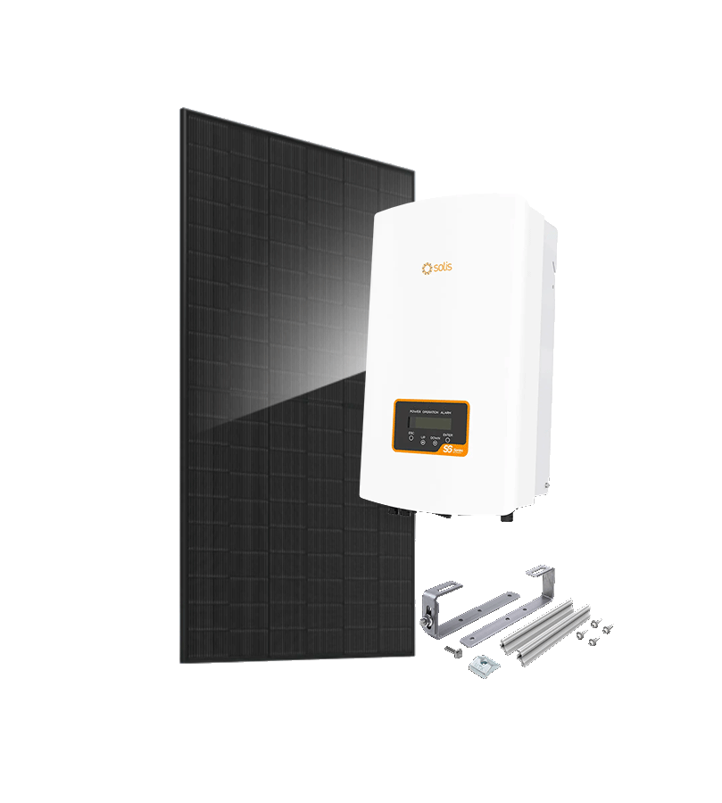 Kit 3 kWc JA SOLAR 500 et onduleur SOLIS - Ardoise