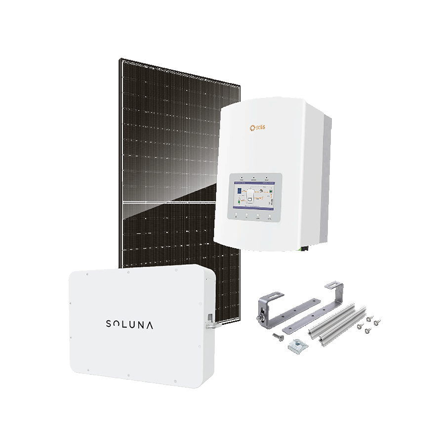 Kit 3 kWc DAS SOLAR 500 et onduleur SOLIS - Ardoise