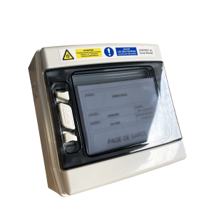 Coffret AC monophasé 3K 20A avec différentiel 300mA
