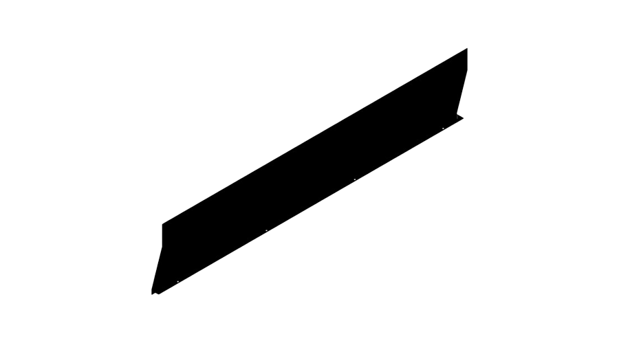 GSE In-Roof abergement faitage central noir 1500mm