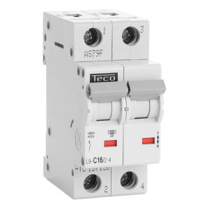 Disjoncteur TC 2P 16A 4.5kA courbe C