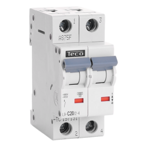 Disjoncteur TC 2P 20A 4.5kA module condense