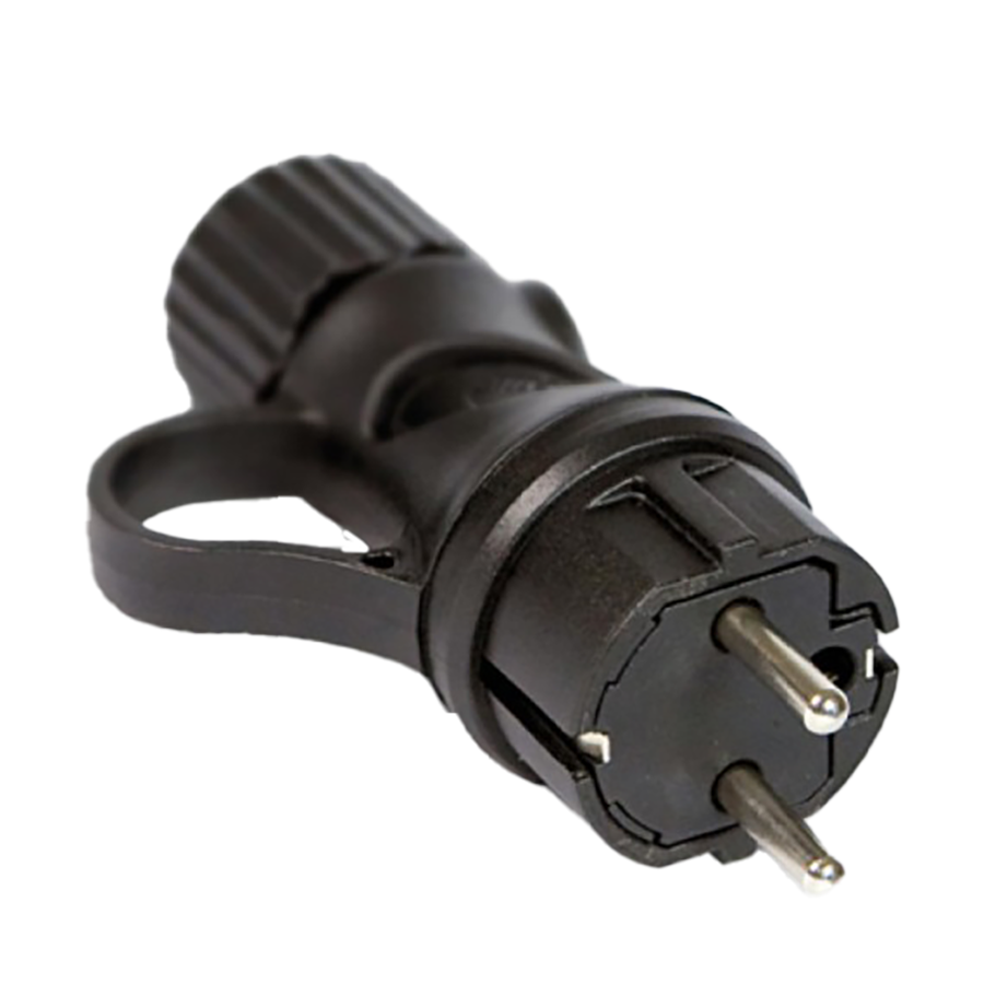 Fiche mâle 16A 2P+T IP44