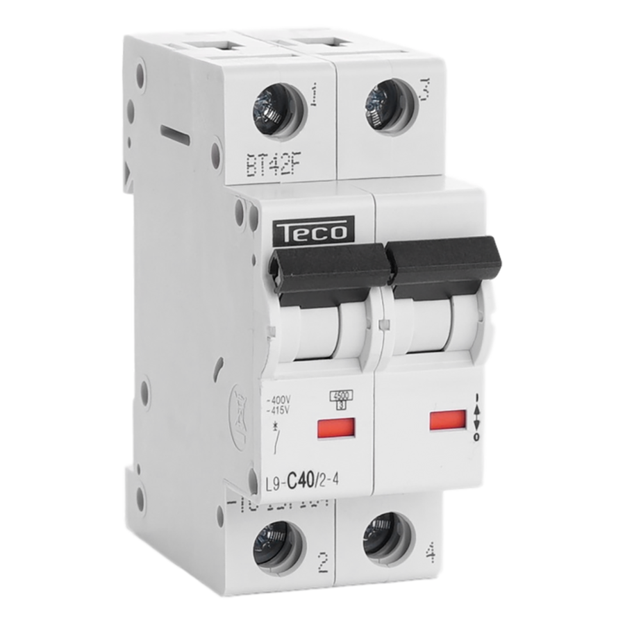 Disjoncteur TC 2P 40A 4.5kA courbe C