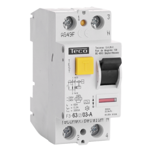 Inter-différentiel TC 2P 63A 300mA type A