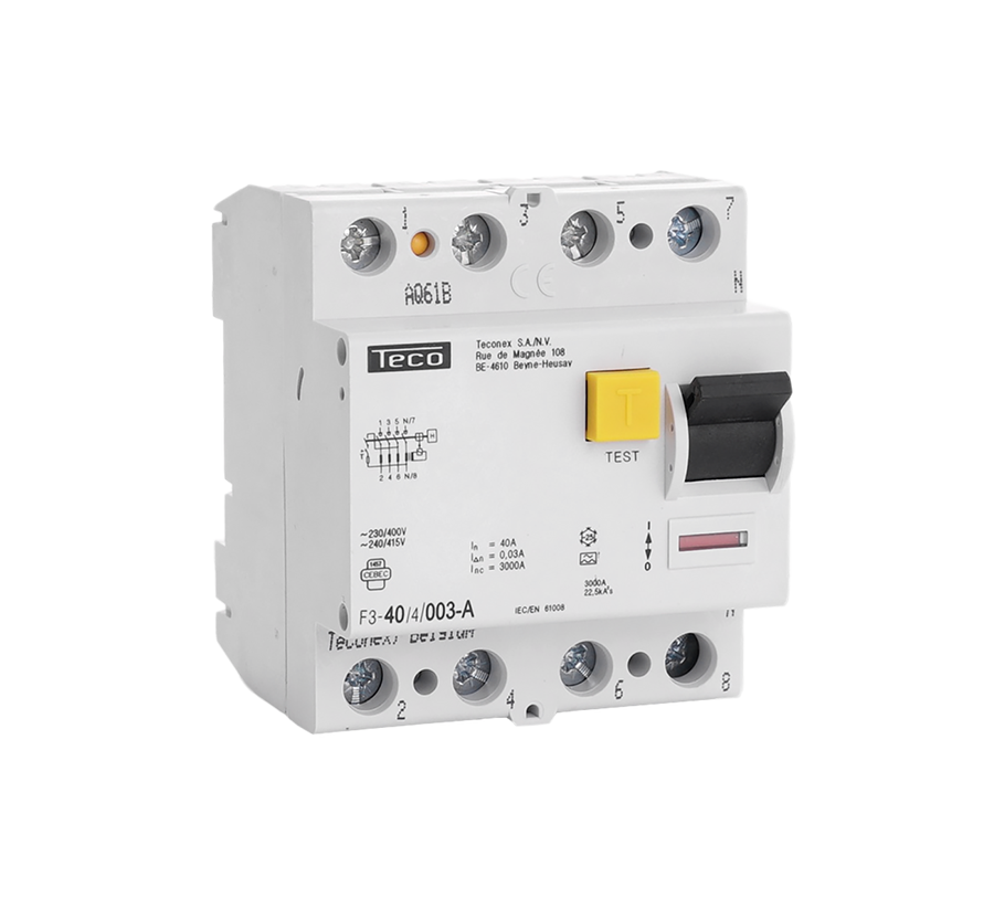 Inter-différentiel TC 4P 63A 30mA type A