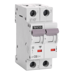 Disjoncteur TC 2P 32A 4.5kA courbe C