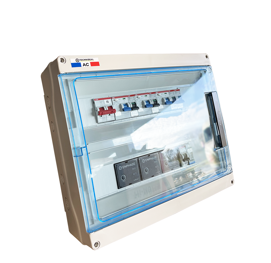 Coffret AC Enphase monophasé 3 lignes 20A