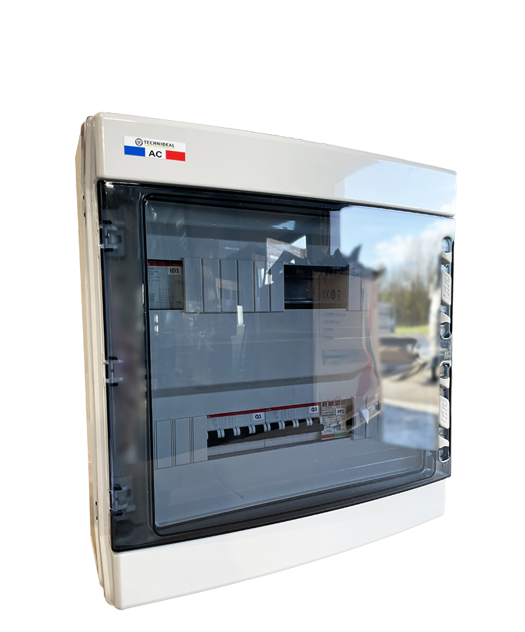 Coffret AC triphasé 13-20kW 32A bobine MX
