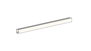 Rail Optima pour tôles trapézoïdales - 3500mm