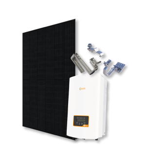 Kit 3 kWc AMERISOLAR 500 et onduleur SOLIS - Ardoise