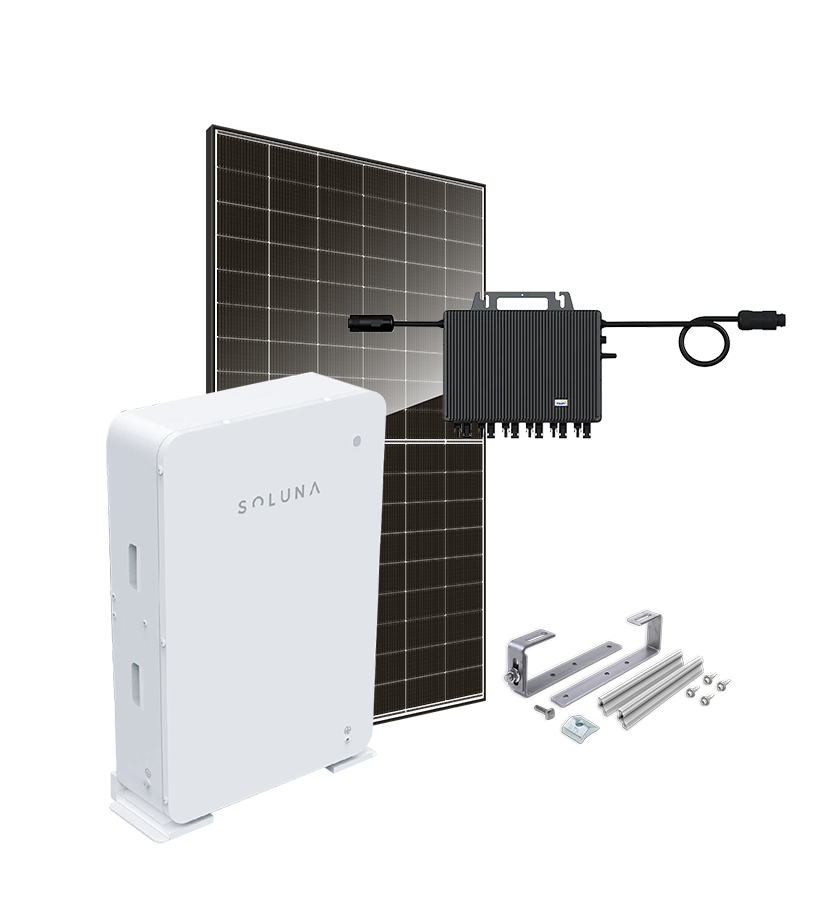 Kit 9 kWc DAS SOLAR 500 et TSUN MX3000 - Batterie HV 10kW - Ardoise