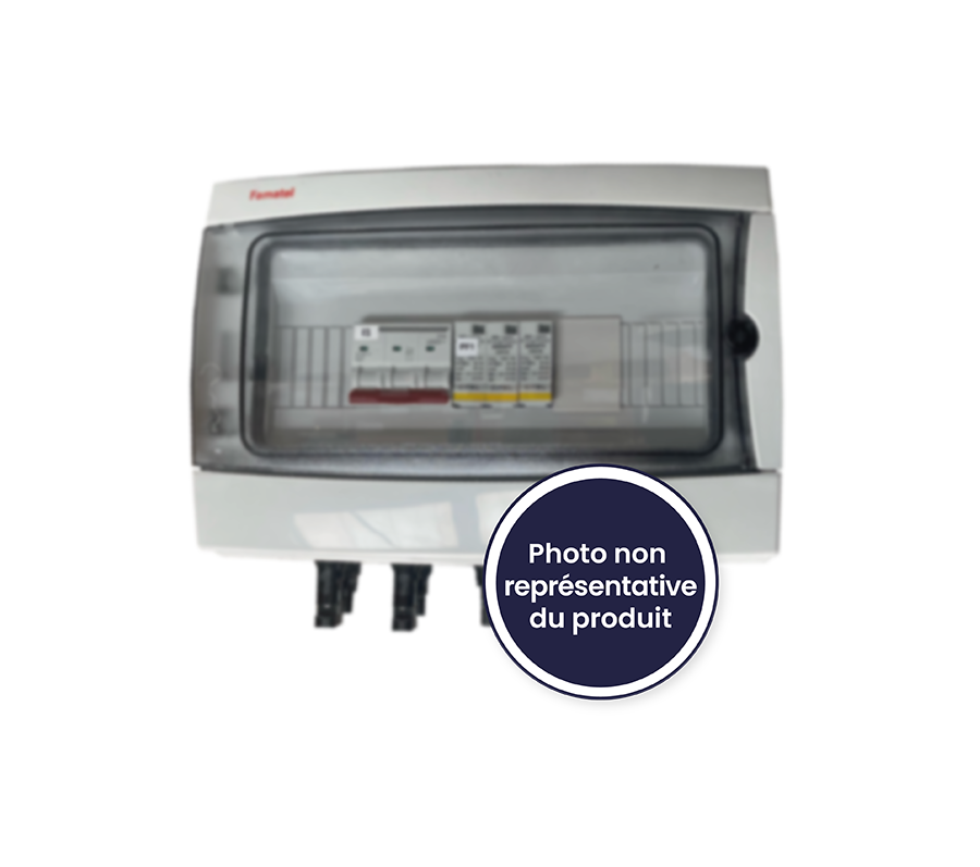 Coffret DC 2 MPPT 2 chaînes 600V fusible 15A