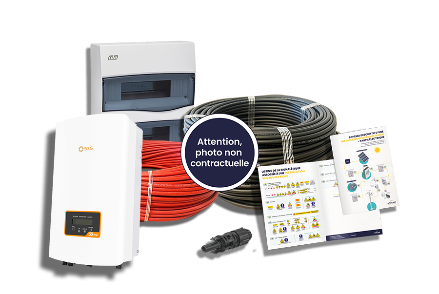 Kit électrique complet SOLIS 6kWc + Soluna 2x 5 kWh